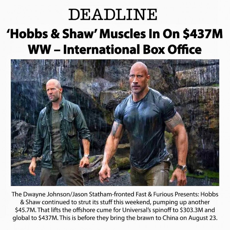 사진=드웨인존슨SNS캡처