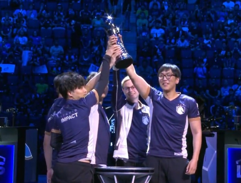LCS 2019 서머 우승을 차지한 리퀴드(사진=생중계 화면 캡처).
