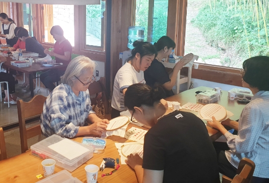 지난해 수공예 교육과정/사진=담양군