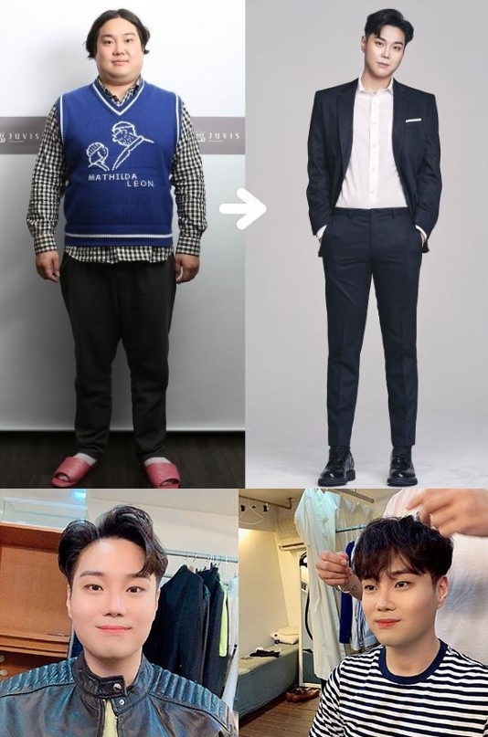 쥬비스, 공개한 인물의 놀라운 체형 변화...이 정도였다니