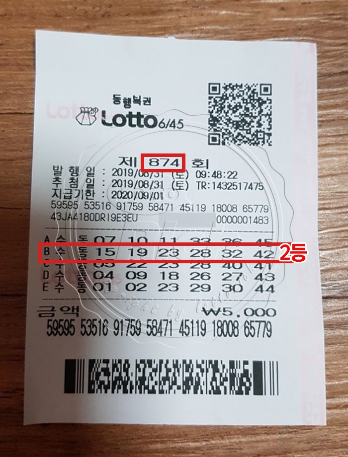 874회 로또 2등 당첨자 후기, “당첨 비결은 꾸준한 구매”