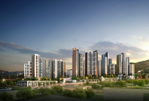 녹번역 e편한세상 캐슬 투시도