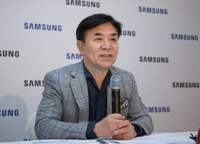 IFA 2019 간담회에 참석한 삼성전자 김현석 사장