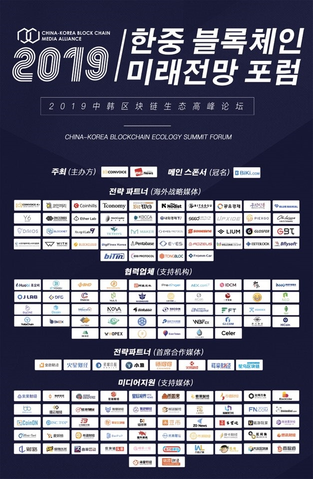 2019 한중 블록체인 미래 전망 포럼, 9월 10일 개최