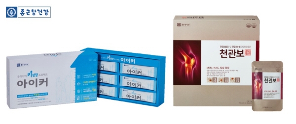 “추석명절 아이, 부모님 추석선물 건강기능식품 인기” 종근당건강 아이커·천관보