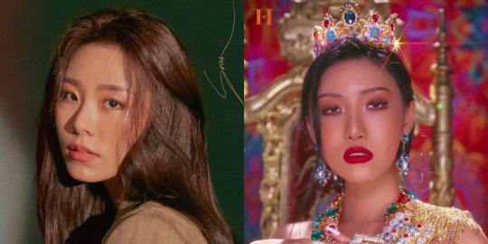 그룹마마무의휘인왼쪽과화사사진제공=RBW