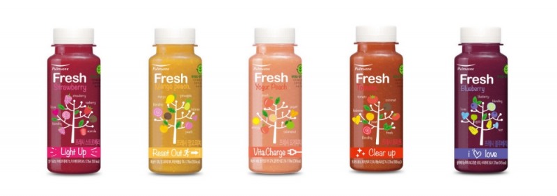 풀무원녹즙 대용량 과일음료 ‘프레시 스무디’ 5종 출시
