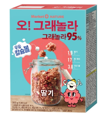 오리온 마켓오 네이처 ‘오!그래놀라 딸기’ 제품 이미지
