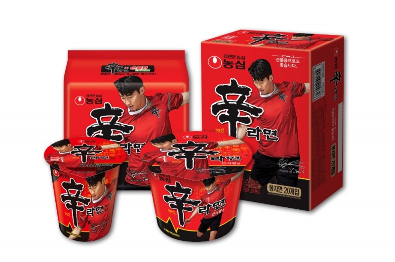 농심, '신라면X손흥민 에디션' 인증사진 올리면 토트넘 경기 티켓 제공