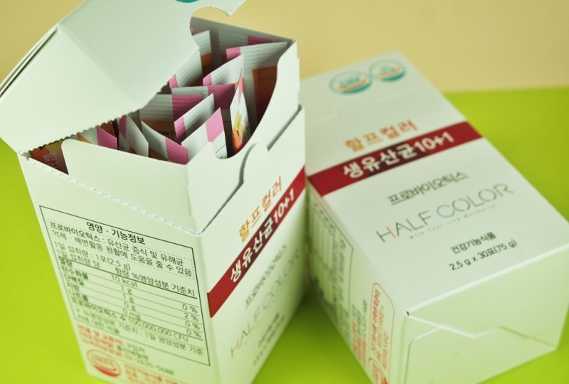 생유산균 피부미용케어 건강식품브랜드 '할프컬러'