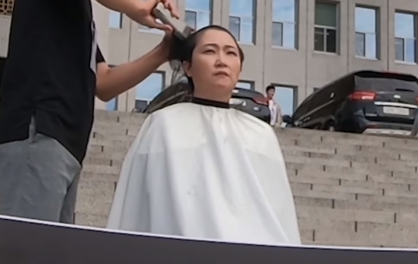 이언주 의원 네티즌 실시간 반응은?(사진=삭발실 캡쳐)