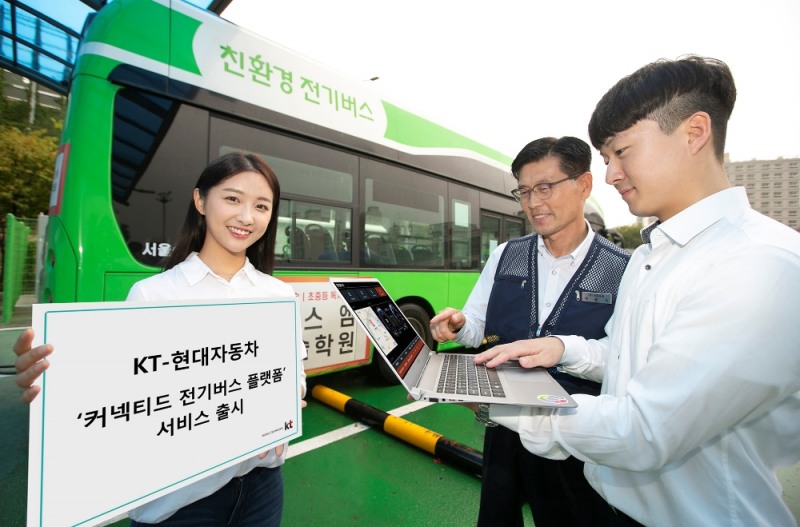 KT, 현대자동차와 전기버스 활성화 공동 추진