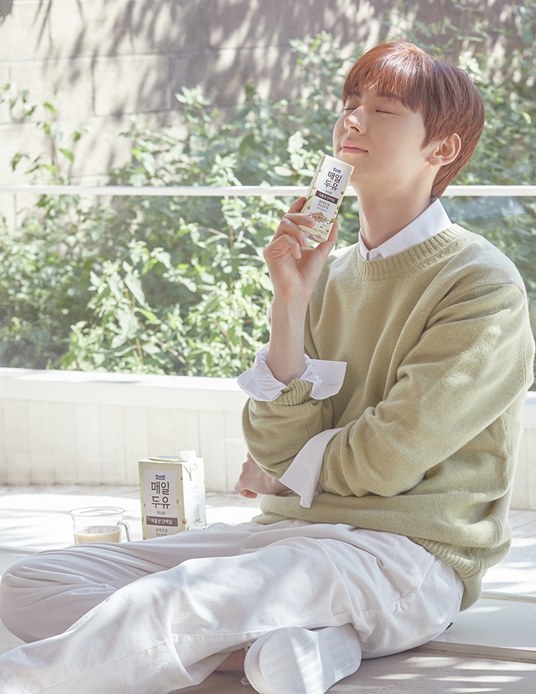 매일두유, 건강한 식습관 알리는 캠페인 전개... 광고모델로 뉴이스트 민현 발탁