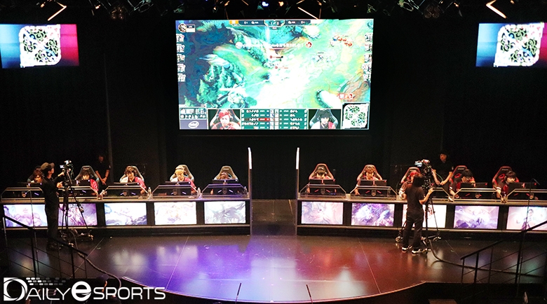 리그 오브 레전드 재팬 리그 경기장.