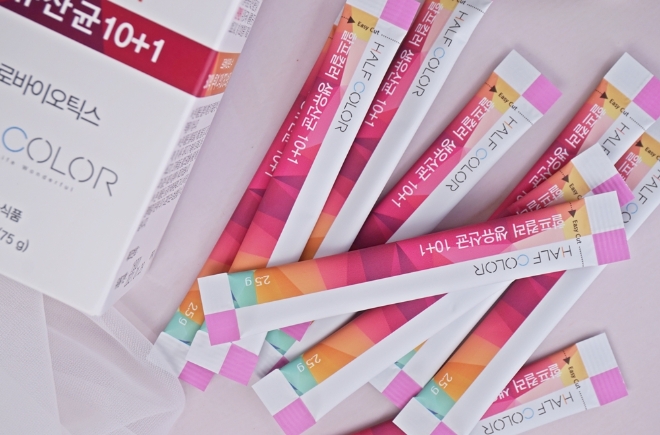 콜라겐부터 생유산균까지 한 포에 담은 할프컬러