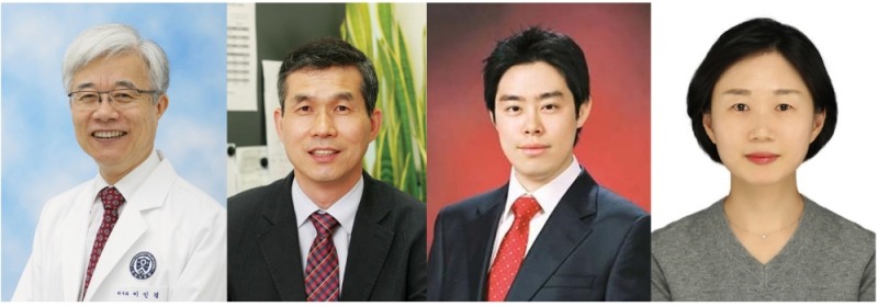 (사진 좌측부터) 이민걸 교수, 지선하 교수, 김태균 교수, 정금지 교수