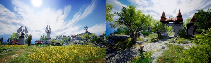 캐릭터 생성 후 만나게 되는 라베나 섬.