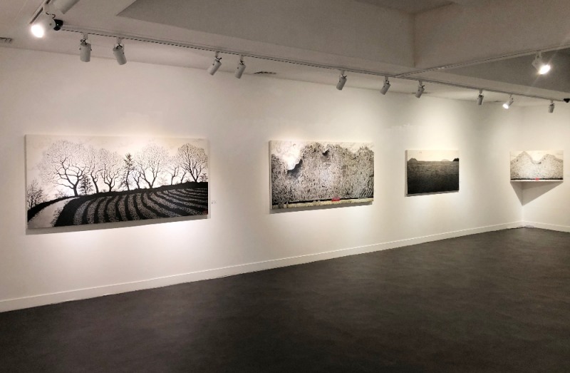 BT갤러리 추니박 초대전 '추니박의 산수풍경-하늘, 땅, 바다' 전시전경 / 사진= BT 갤러리