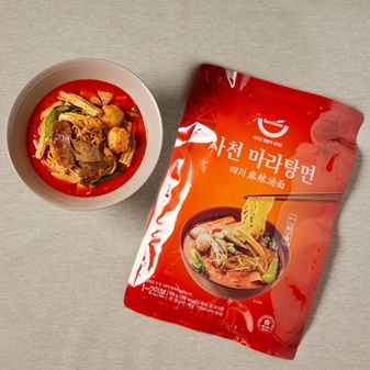 5분만에 간편하게 한국식 사천마라탕면 ‘뚝딱’