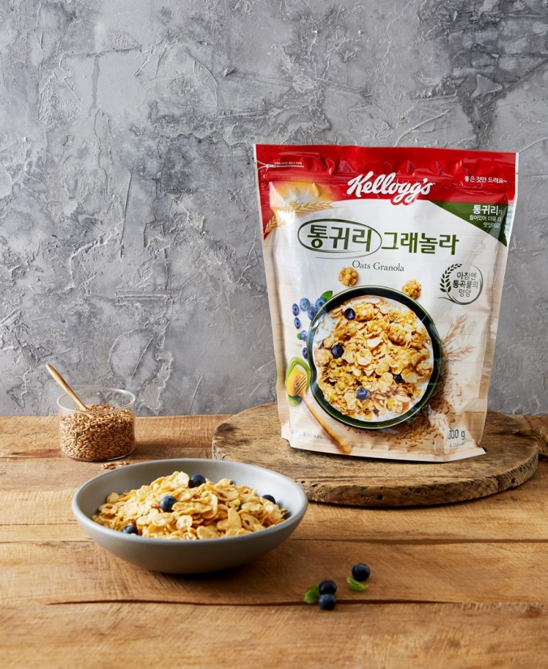 고소하게 볶아낸 통귀리 그래놀라 신제품 출시