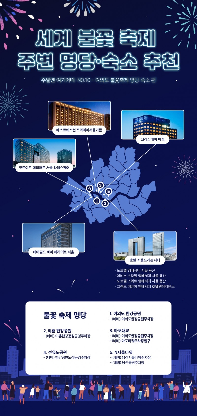 ‘2019 세계 불꽃축제' 잘 보이는 명당 중 명당 소개