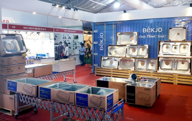 백조씽크, 베트남 건축자재박람회 비엣빌드(Vietbuild) 참가