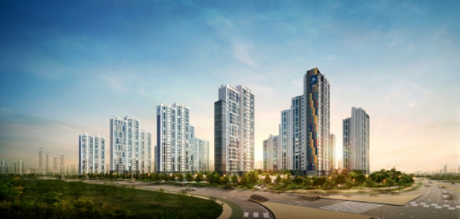 서동탄역 더샵 파크시티 투시도(사진=포스코건설)