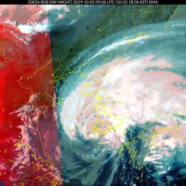 현재 한반도 영상 / KMA