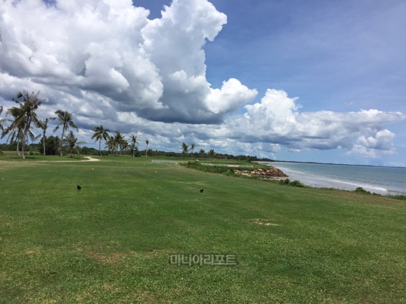 레슨투어가 진행될 보르네오CC 코스모습