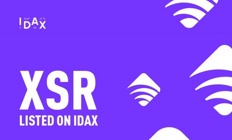 젠서(XSR) 코인, 아이닥스 글로벌(iDax Global) 거래소 상장