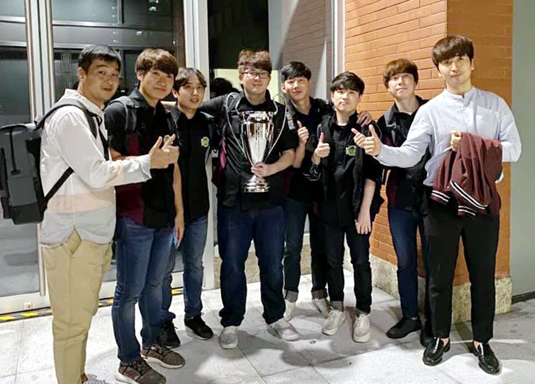 차이나 팀 챔피언십 2019 시즌2에서 우승한 진에어 그린윙스(사진=공식 SNS).