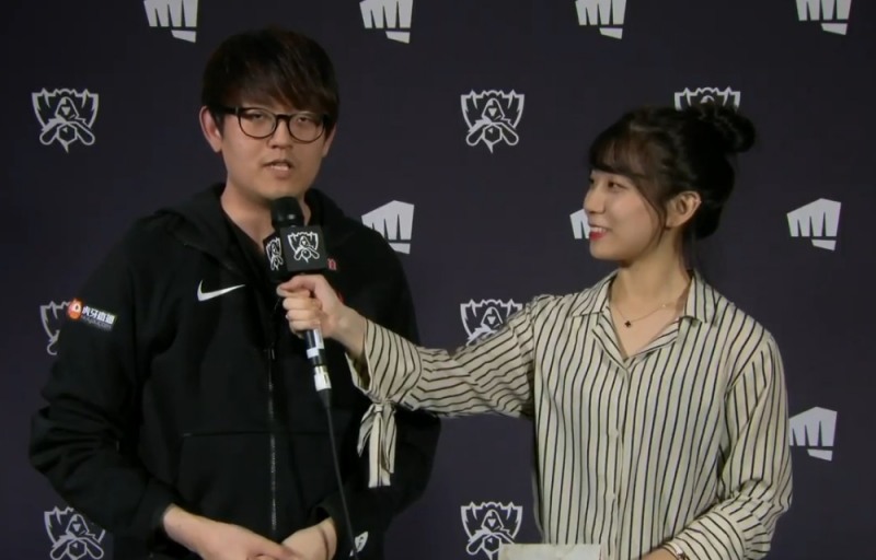 펀플러스 피닉스의 톱 라이너 '김군' 김한샘(왼쪽, 사진=생중계 화면 캡처).