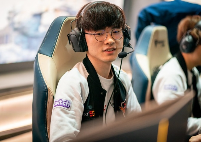 클러치 게이밍을 꺾는데 선봉장 역할을 해낸 SK텔레콤 T1 '페이커' 이상혁(사진=라이엇 게임즈 제공).