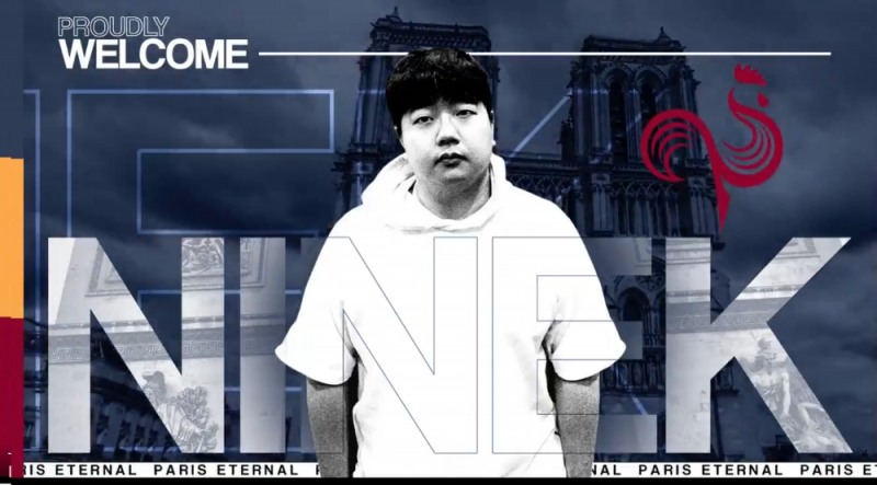 '나인케이' 김범훈 감독 선임을 알린 파리 이터널(사진=팀 공식 SNS).