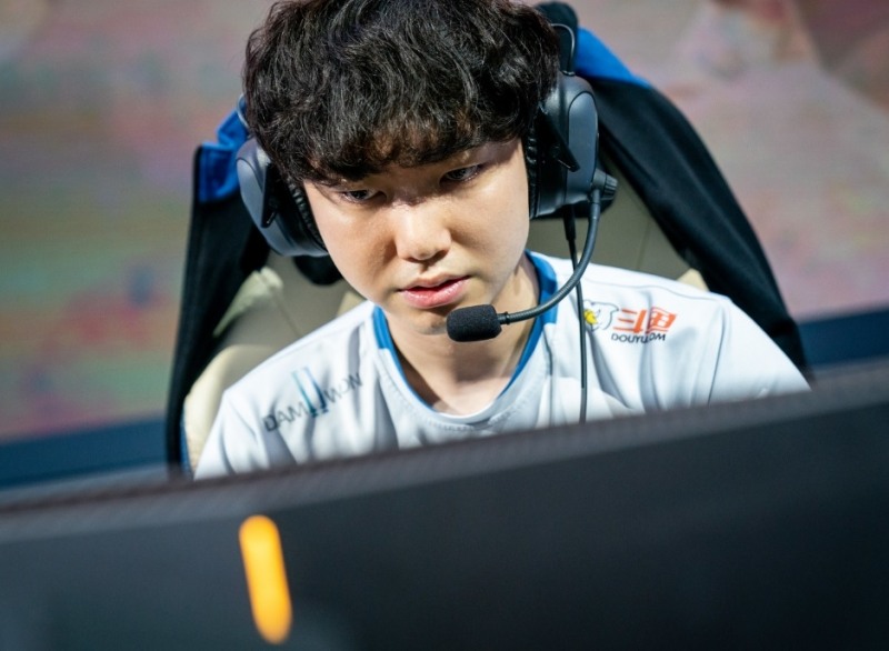 담원 게이밍의 원거리 딜러 '뉴클리어' 신정현(사진=라이엇 게임즈 제공).