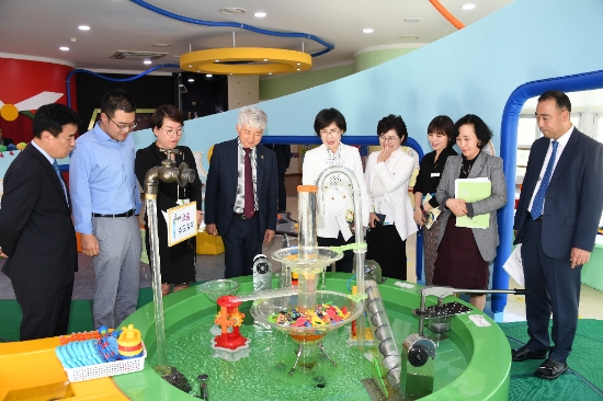 광주광역시의회 교육문화위원회는 광주광역시유아교육진흥원을 방문하여 업무현황을 보고 받았다./사진=시의회