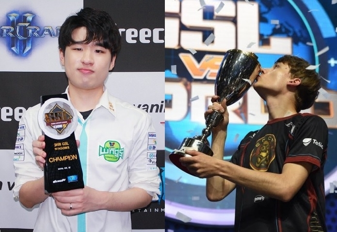 2019년 WCS 오프닝 위크에서 같은 조에 편성된 조성주(왼쪽)와 'Serral' 주나 소탈라.