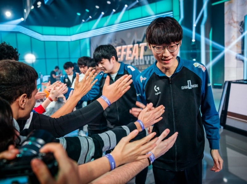 롤드컵 8강까지 파죽지세로 치고 올라온 담원 게이밍(사진=라이엇 게임즈 제공).