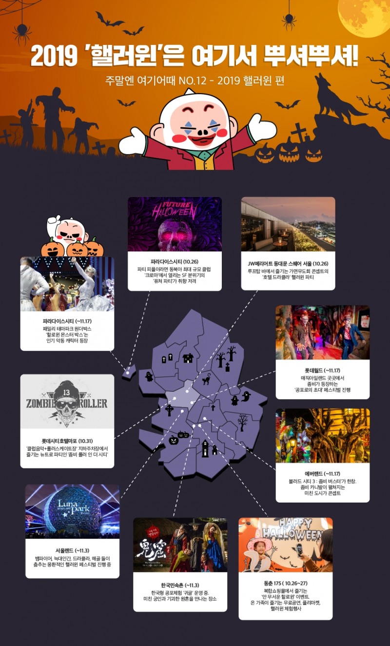 '2019 핼러윈'은 여기서! 여기어때, top 8 공개