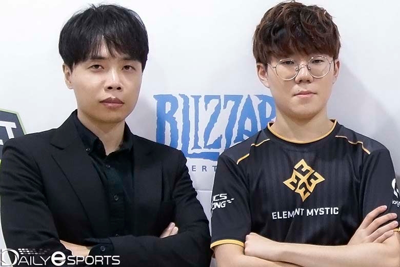 엘리먼트 미스틱의 윤희원 감독과 '스파클' 김영한.