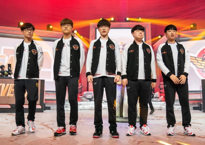 SK텔레콤 T1(사진=라이엇 게임즈 제공).