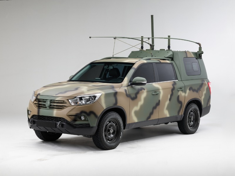 쌍용차, 국군 지휘차량으로 렉스턴 스포츠 공급