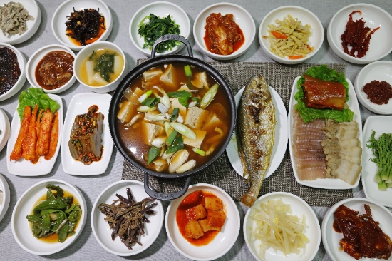 해남8미 산채정식/사진=해남군