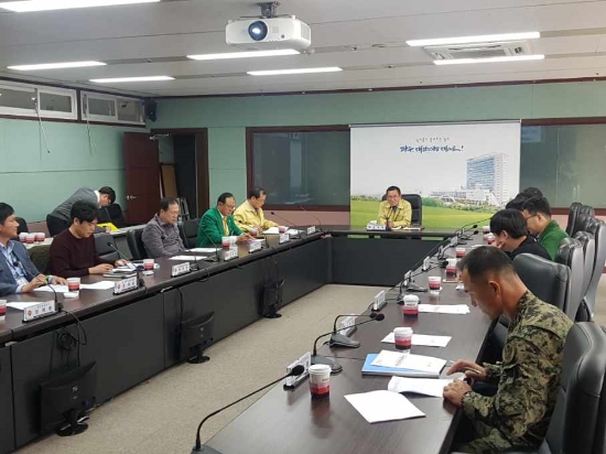 광주광역시는 2019년 겨울철 자연재난 신속대응을 위한 민·관·군 합동간담회를 개최했다./사진=광주광역시