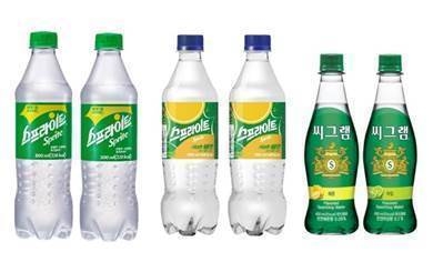 사진: (왼쪽부터) 코카-콜라사 스프라이트, 스프라이트 시원한 배향, 씨그램