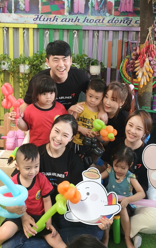 아시아나항공, 베트남 영유아 보육지원 사업 펼쳐