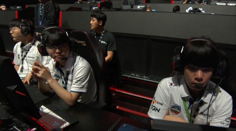 OGN 엔투스 포스(사진=중계방송 캡처).