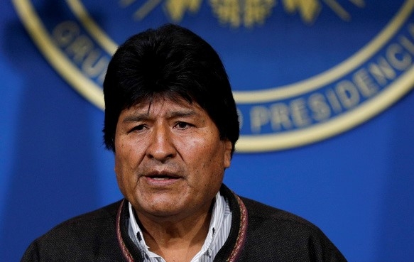 볼리비아 모랄레스 대통령 사임 발표
