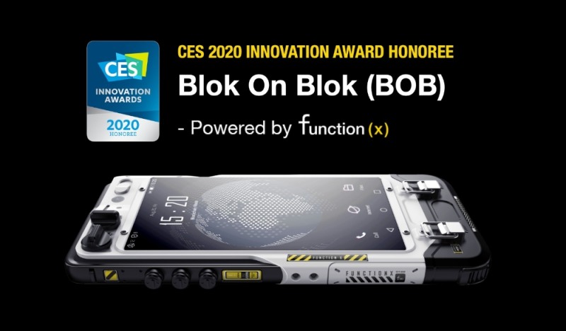 펀디엑스 블록체인 스마트폰 블록온블록, CES 2020에서 혁신상 수상