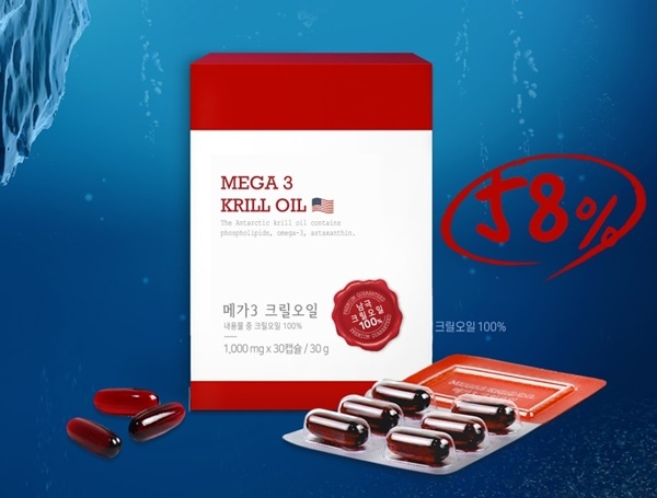 인지질 58% 이상 함유…자연지애 ‘메가3크릴오일’ 41% 할인